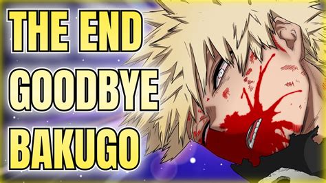 Bakugo death suicide - But if it's not his death, then My Hero Academia really needs to figure out a way to bring Bakugo back that won't rewrite the rules of the series overall. It's so close to the end, so it's hard to ...